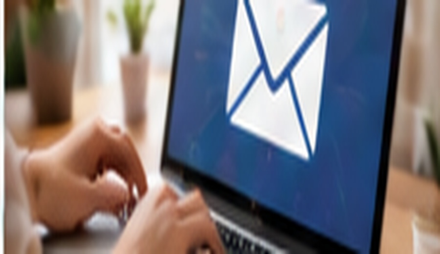 Digital communication on laptop